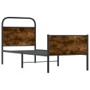  Sengeramme uten madrass sonoma eik 75x190 cm konstruert tre 8721158564764