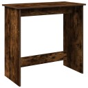  Skrivebord røkt eik 80x40x75 cm konstruert tre