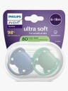 Philips Avent Ultra Soft Smokk 6-18 Mnd Lilla/Rosa 2 Stk.