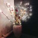24Hshop Batteridrevet LED-tre med justerbare grener