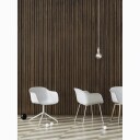 Muuto Fiber Tube Stol   Stoler Stål Hvit   58972 gammal