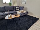 Lounge Ryeteppe 300x400 cm Rektangulær   Svart