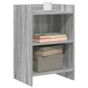  Nattbord 2 pcs Grå Sonoma 40 x 30 x 60 cm Konstruert tre