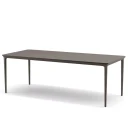 Dedon Bellmonde spisebord 95x220 cm Svart pepper
