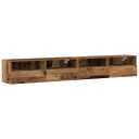  TV Veggskap 2 stk Gamle Tre 100x30x30 cm Konstruert Tre
