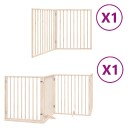 Vidaxl Hundeport Sammenleggbar 6 Paneler 480 cm Poppeltre