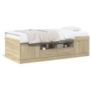  Dagseng med skuffer sonoma eik 90x190 cm konstruert tre 8721102619069