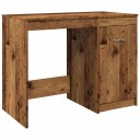  Skrivebord gammelt tre 100x50x76 cm konstruert tre