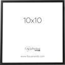 Focus Rock Ramme - Sort - 10x10 cm