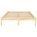 vidaXL Sengeramme heltre furu 140x190 cm