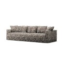 Decotique Le Grand Air 4 Seter Sofa Lin Zebra