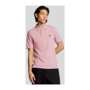 Lyle & Scott Plain Polo Shirt - Pink - L