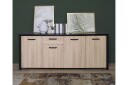 Konitsa Sideboard 52x210 cm - Brun/Svart