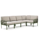Nardi Komodo 5 hjørnesofa Agave   Tech Panama
