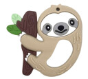 Babysjarm Dovendyr Beige Silikonfigur