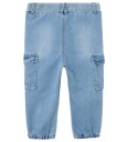 name it Nmmben Baggy R Cargo Jeans 9770-Yt Noos Blue 80
