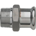 42 x 1,1/2" TURBO Inox overgangsnippel