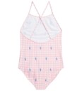 Polo Ralph Lauren Badedrakt   Rosa/Hvit Rutet m. Logoer   Polo Ralph Lauren   7 år 122   Badetøy