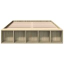  Sengeramme sonoma eik 140x190 cm konstruert tre 8721102622359