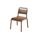 Cane line Al Dente stol stabelbar m/desert red Weave Desert red