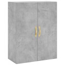  Veggskap betonggrå 69,5x34x90 cm 8720845943851