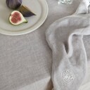 Georg Jensen Damask Plain linservietter 2-pk 45x45 cm lys grå