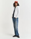 Gant Tonal Shield hettegenser med glidelås EGGSHELL S