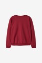 Name it - Collegegenser Nkfvrasab Ls Nreg Sweat Bru - Rød