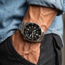 Seiko 5 Sports Automatic SRPD55K1 Herre 43 mm Analog Automatisk Hardlex Crystal Mineralglass