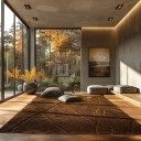 Ryetepper   Andrea Natural Cotton Shaggy brun Størrelse: 240 x 340 cm