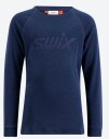 Swix RaceX Merino Long Sleeve Junior Dark Navy 158/164