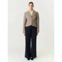 YAS Yasthela Ls Wool Blend Short Jacket Noos   Beige   38