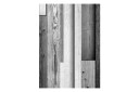 Fototapet Gray Wood 50x1000 - Artgeist sp. z o. o.