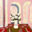 Roses In A Vase Plakat Plakat / 50x50cm