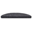 vidaXL Selvklebende trappematter nålestempel 15 stk 56x17x3cm mørk grå
