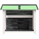 Vidaxl Hundekennel Grå 96X87X80.5 cm Heltre Furu