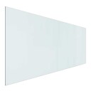 vidaXL Peisglassplate Gjennomsiktig 120 x 50 cm Glass