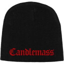 Candlemass Candlemass Unisex Beanie Hat: Logo Black