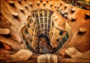 Casa Milà La Pedrera Barcelona. Plakat Plakat / 100x150cm