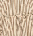 Müsli Kjole I/e - Vevd Stripe - Oak/Valnøtt - Müsli - 6 år (116) - Kjole Beige Brun Hvit