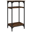 vidaXL Sidebord røkt eik 40x30x75 cm konstruert tre