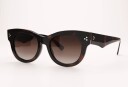 Solbriller Eartha fra eXo Havana plast rund Large