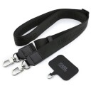 Karl Lagerfeld Saffiano Karl&Choupette m/nåler på stropp og logo etui til iPhone 18/17 Pro Svart
