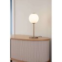 Audrey Bordlampe Plated Brass/White Opal - UMAGE