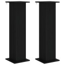 vidaXL Planteholder 2 pcs Svart 30,5 x 30 x 100,5 cm Konstruert tre