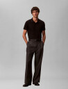 Calvin Klein Ss Slim Refined Pique Polo   Black   XL