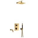 Tapwell Box8368 Square ED2 Takdusj Innbygging Krom (TA-9422038)