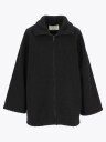 Twentyfour Mode Alva Pile Jakke Sort 38