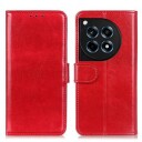 OnePlus 12R/Ace 3 Lommebok-deksel med Magnetisk Lukning Rød