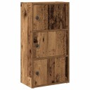 Bokhylle gammelt tre 40x24x77 cm konstruert tre